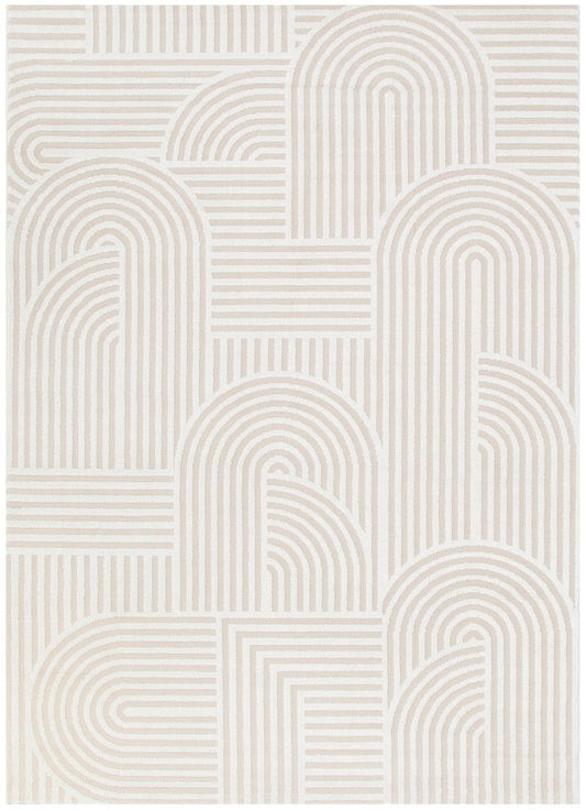 Sierra Arches Beige Ivory Rug