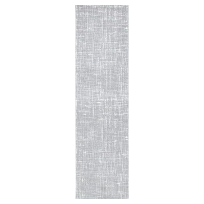 Atina Distressed Geo Lines Grey Rug - AT02