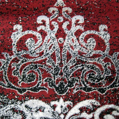 Boston 6968 Red Hallway Runner