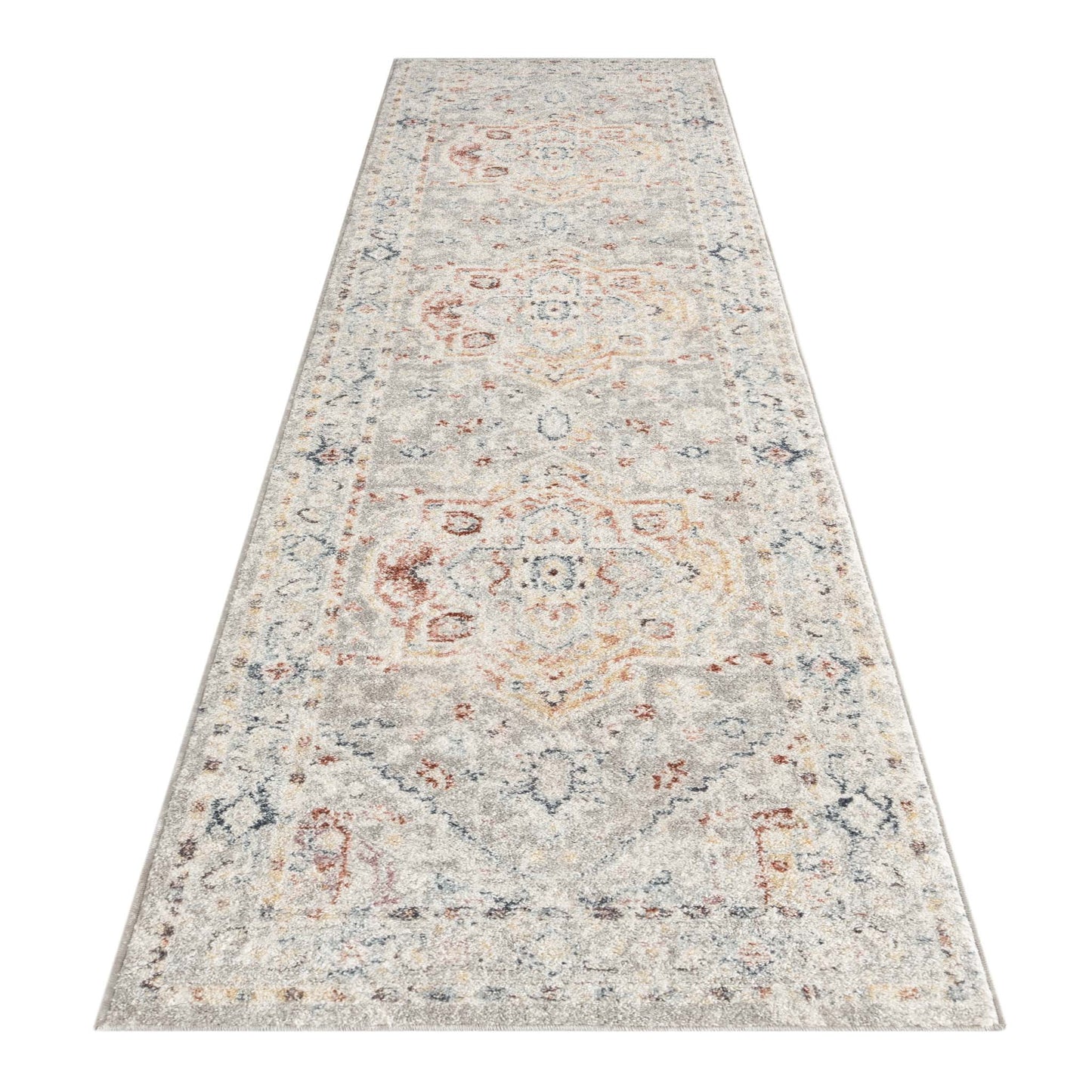 Luna 7406 Lt Grey Hallway Runner