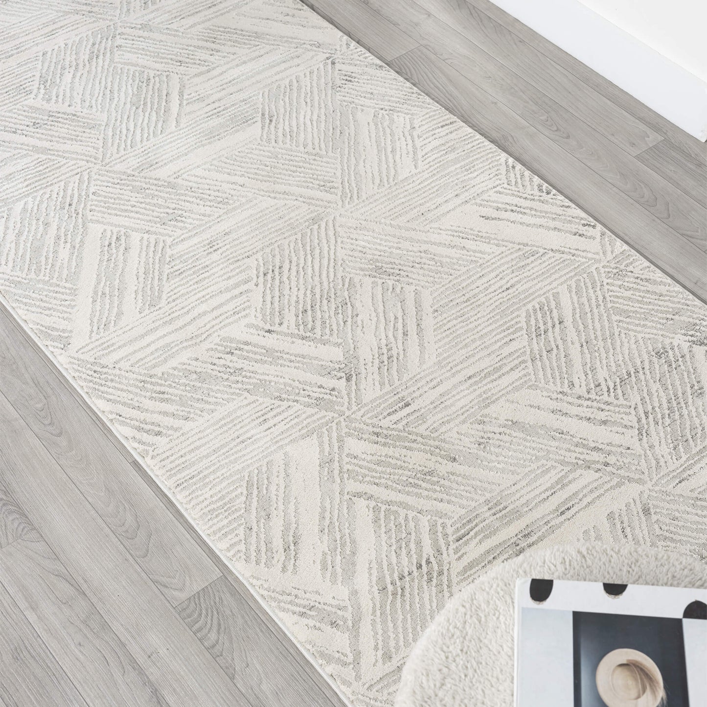 Portland 840 Lt Grey Hallway Runner